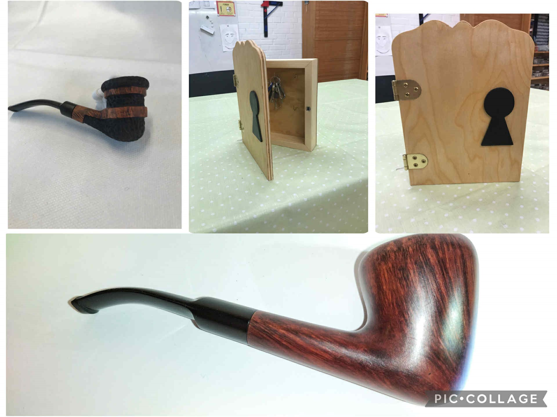 2 typer piber og et nøgleskab
